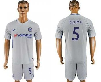 Chelsea #5 Zouma Sec Away Soccer Club Jersey