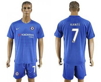 Chelsea #7 Kante Home Soccer Club Jersey