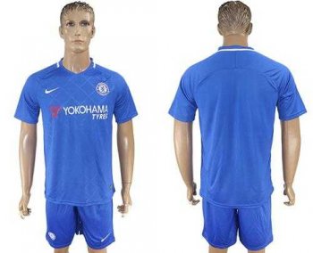 Chelsea Blank Home Soccer Club Jersey