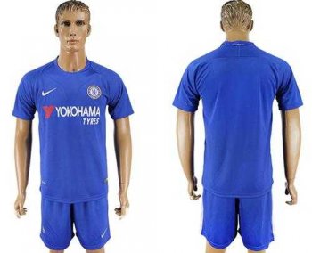 Chelsea Blank Home Soccer Club Jersey