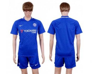 Chelsea Blank Home Soccer Club Jersey