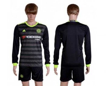 Chelsea Blank Sec Away Long Sleeves Soccer Club Jersey