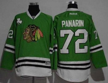 Chicago Blackhawks #72 Artemi Panarin Green Stitched NHL Jersey