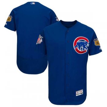 Chicago Cubs Blank Royal 2017 Spring Training Flexbase Authentic Collection Stitched Baseball Jersey