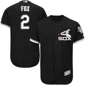 Chicago White Sox #2 Nellie Fox Black Flexbase Authentic Collection Stitched MLB Jersey