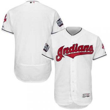 Cleveland Indians Blank White Flexbase Authentic Collection 2016 World Series Bound Stitched Baseball Jersey