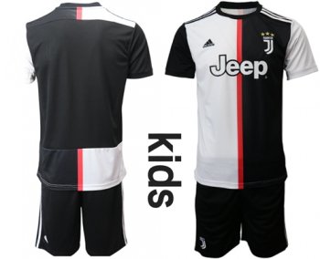 Juventus Blank Home Kid Soccer Club Jersey