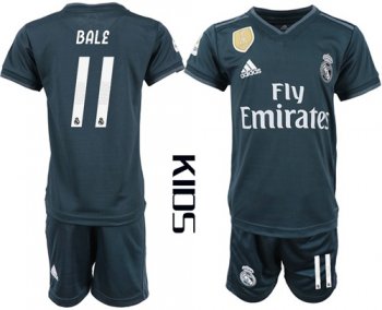 Real Madrid #11 Bale Away Kid Soccer Club Jersey