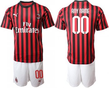 AC Milan Personalized Home Soccer Club Jersey