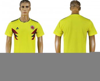 Colombia Home 2018 FIFA World Cup Soccer Jersey