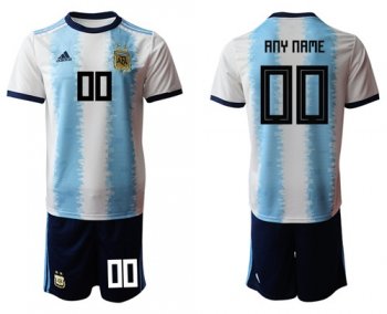 Argentina Personalized Home Soccer Country Jersey