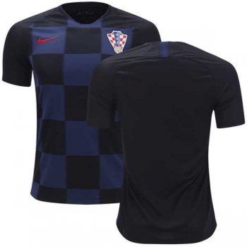 Croatia Blank Away Kid Soccer Country Jersey