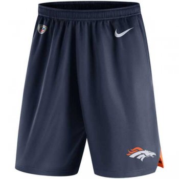 Denver Broncos Nike Knit Performance Shorts - Navy