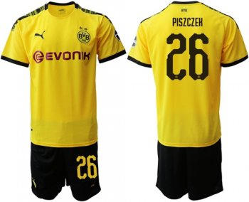 Dortmund #26 Piszczek Home Soccer Club Jersey