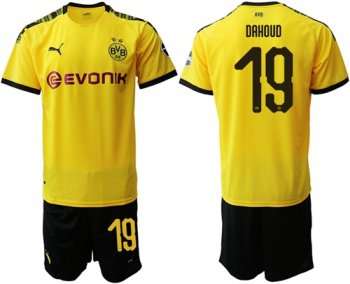 Dortmund #19 Dahoud Home Soccer Club Jersey