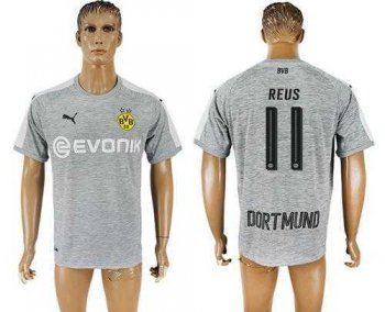 Dortmund #11 Reus Grey Soccer Club Jersey