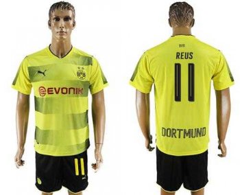 Dortmund #11 Reus Home Soccer Club Jersey