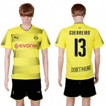 Dortmund #13 Guerreiro Home Soccer Club Jersey