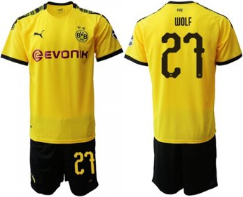 Dortmund #27 Wolf Home Soccer Club Jersey