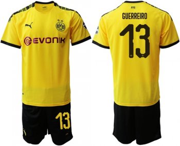 Dortmund #13 Guerreiro Home Soccer Club Jersey