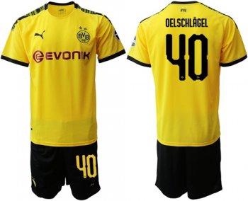 Dortmund #40 Oelschlagel Home Soccer Club Jersey