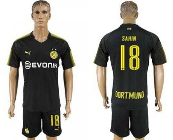 Dortmund #18 Sahin Away Soccer Club Jersey