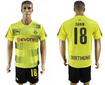 Dortmund #18 Sahin Home Soccer Club Jersey