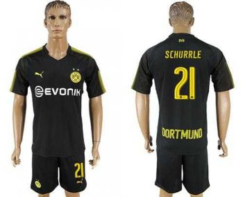 Dortmund #21 Schurrle Away Soccer Club Jersey