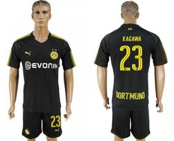 Dortmund #23 Kagawa Away Soccer Club Jersey