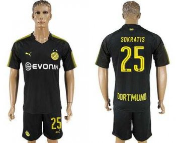 Dortmund #25 Sokratis Away Soccer Club Jersey