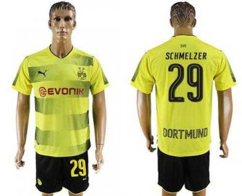 Dortmund #29 Schmelzer Home Soccer Club Jersey