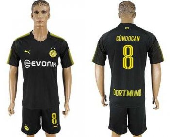 Dortmund #8 Gundogan Away Soccer Club Jersey