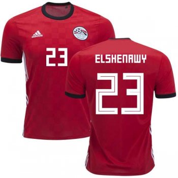 Egypt #23 Elshenawy Red Home Soccer Country Jersey