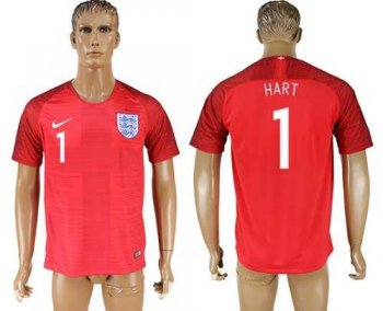 England #1 Hart Away Soccer Country Jersey