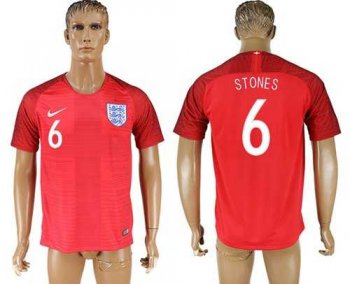 England #6 Stones Away Soccer Country Jersey