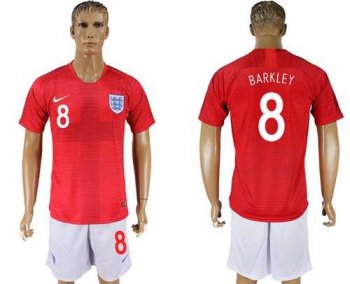 England #8 Barkley Away Soccer Country Jersey