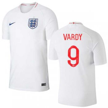 England #9 Vardy Home Thai Version Soccer Country Jersey