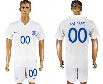 England Personalized Home Soccer Country Jersey