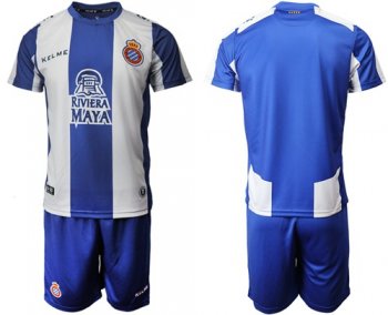 Espanyol Blank Home Soccer Club Jersey