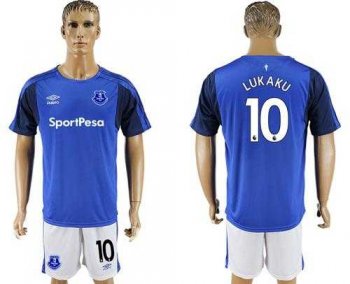 Everton #10 Lukaku Home Soccer Club Jersey