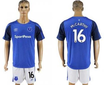 Everton #16 Mccarthy Home Soccer Club Jersey