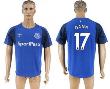 Everton #17 Gana Home Soccer Club Jersey