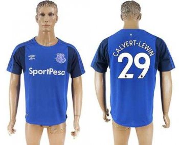 Everton #29 Calvert-Lewin Home Soccer Club Jersey