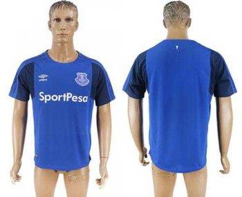 Everton Blank Home Soccer Club Jersey