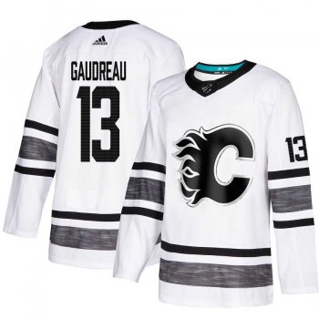 Adidas Flames #13 Johnny Gaudreau White Authentic 2019 All-Star Stitched NHL Jersey