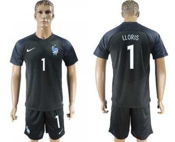 France #1 LLORIS Away Soccer Country Jersey