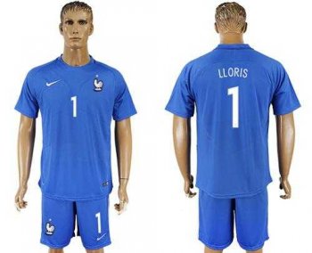 France #1 LLORIS Home Soccer Country Jersey