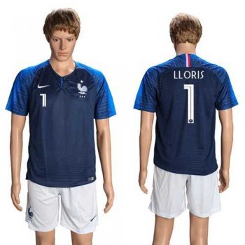 France #1 LLORIS Home Soccer Country Jersey