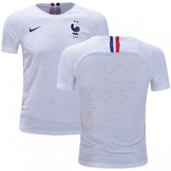 France Blank Away Kid Soccer Country Jersey