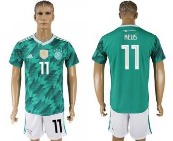 Germany #11 Reus Away Soccer Country Jersey